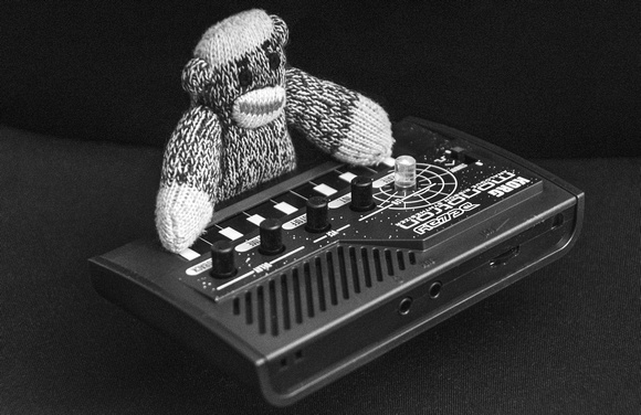 'Sock Monkey Makes Electronic Music'